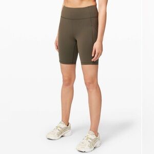 lululemon athletica Olive Bike Shorts